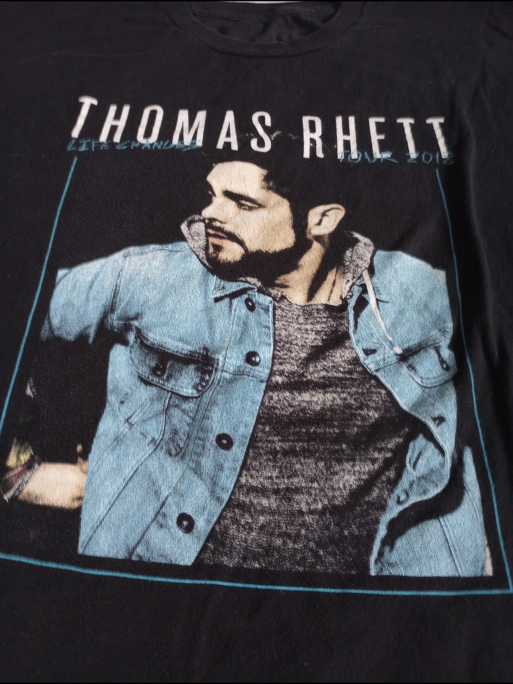 Thomas Rhett Life Changes Tour 2018 Graphic Tee - Black Size 2X-Large